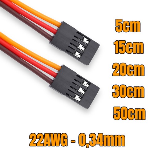 Servo patch kabel - ✅, 3pin