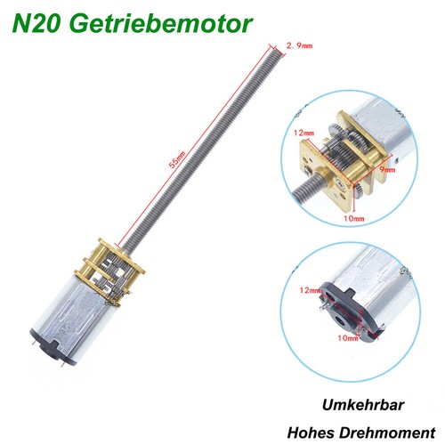 N20 getriebemotor 6v 12v - dc,
